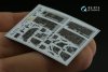 Quinta Studio QDS-48408 F-16D block 50 3D-Printed & coloured Interior on decal paper (Kinetic 2022 tool) (small) 1/48